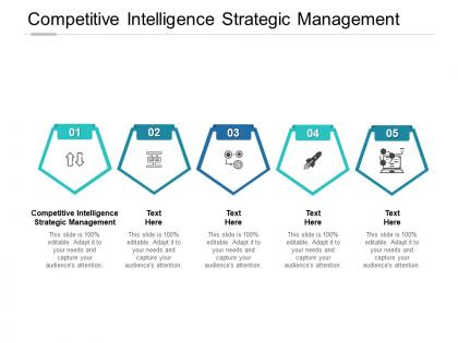Competitive intelligence strategic management ppt powerpoint file sample cpb