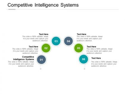 Competitive intelligence systems ppt powerpoint presentation file shapes cpb