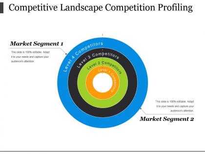 Competitive landscape competition profiling powerpoint layout