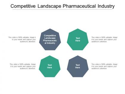 Competitive landscape pharmaceutical industry ppt powerpoint presentation professional guidelines cpb