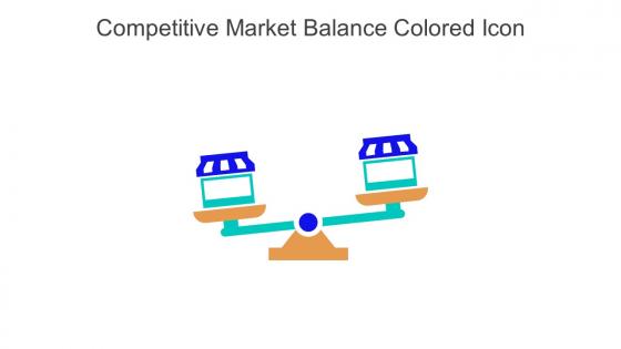 Competitive Market Balance Colored Icon In Powerpoint Pptx Png And Editable Eps Format