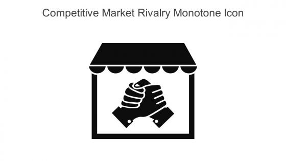 Competitive Market Rivalry Monotone Icon In Powerpoint Pptx Png And Editable Eps Format
