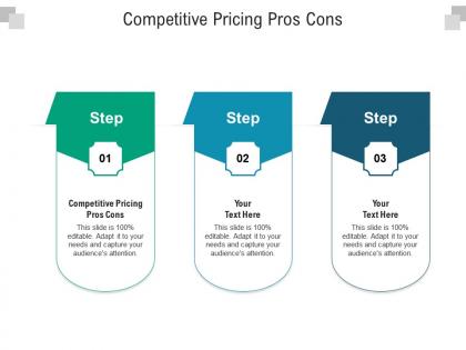 Competitive pricing pros cons ppt powerpoint presentation infographics graphics pictures cpb