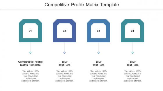 Competitive Profile Matrix Template Ppt Powerpoint Presentation Styles Example File Cpb