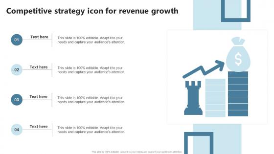 Competitive Strategy Icon For Revenue Growth
