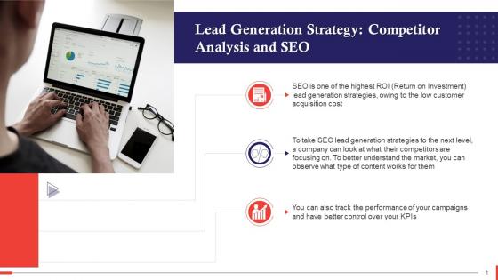 Competitor Analysis And SEO As A Lead Generation Strategy Training Ppt