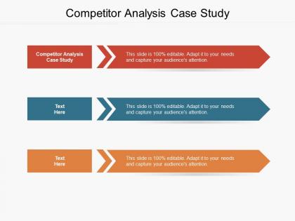 Competitor analysis case study ppt powerpoint presentation portfolio show cpb
