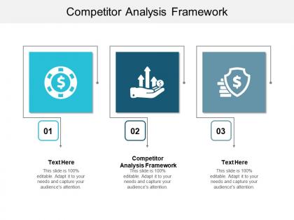 Competitor analysis framework ppt powerpoint presentation model slide cpb