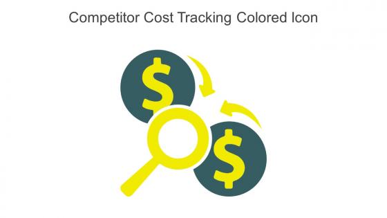 Competitor Cost Tracking Colored Icon In Powerpoint Pptx Png And Editable Eps Format