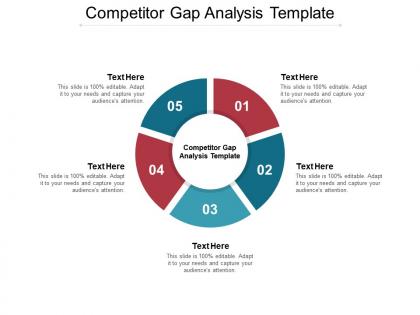 Competitor gap analysis template ppt powerpoint presentation outline infographics cpb