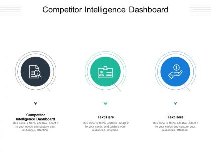 Competitor intelligence dashboard ppt powerpoint presentation icon graphics cpb