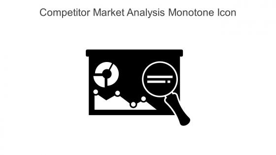 Competitor Market Analysis Monotone Icon In Powerpoint Pptx Png And Editable Eps Format