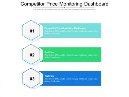 Competitor price monitoring dashboard ppt powerpoint presentation pictures styles cpb