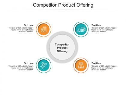 Competitor product offering ppt powerpoint presentation model infographic template cpb