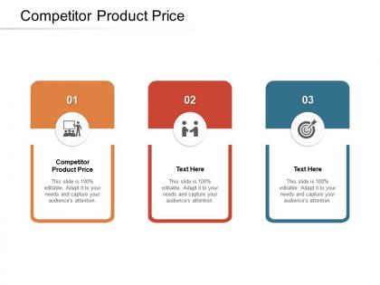 Competitor product price ppt powerpoint presentation pictures slide portrait cpb