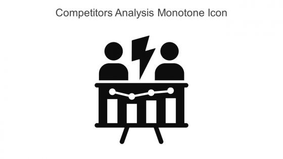 Competitors Analysis Monotone Icon In Powerpoint Pptx Png And Editable Eps Format