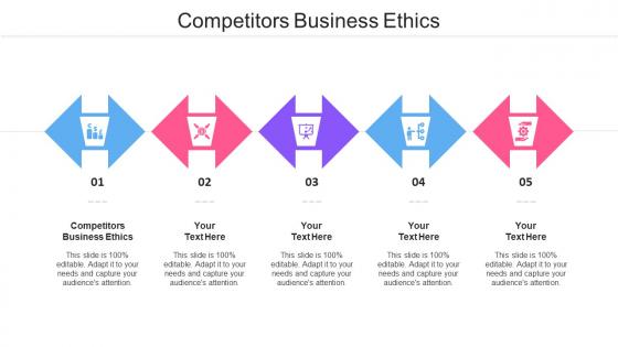 Competitors Business Ethics Ppt Powerpoint Presentation File Professional Cpb