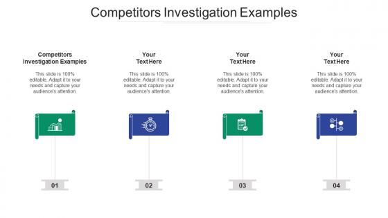 Competitors investigation examples ppt powerpoint presentation infographics layout cpb