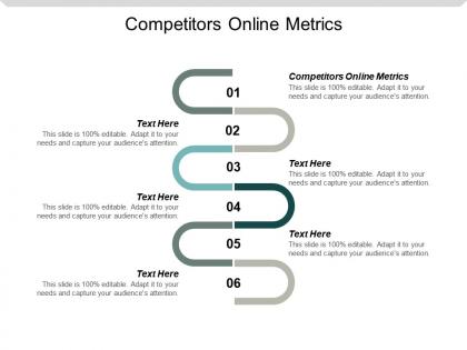 Competitors online metrics ppt powerpoint presentation file model cpb