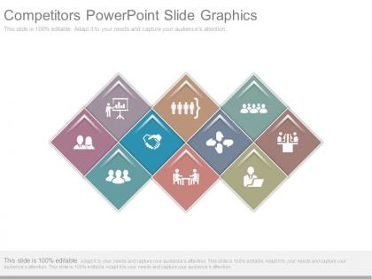 Competitors powerpoint slide graphics