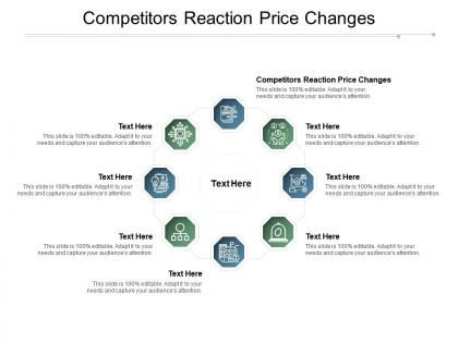 Competitors reaction price changes ppt powerpoint presentation layouts shapes cpb