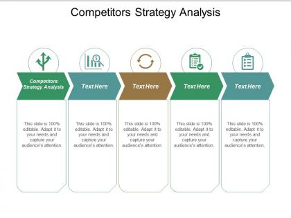 Competitors strategy analysis ppt powerpoint presentation file background designs cpb