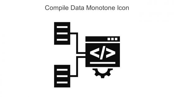 Compile Data Monotone Icon In Powerpoint Pptx Png And Editable Eps Format