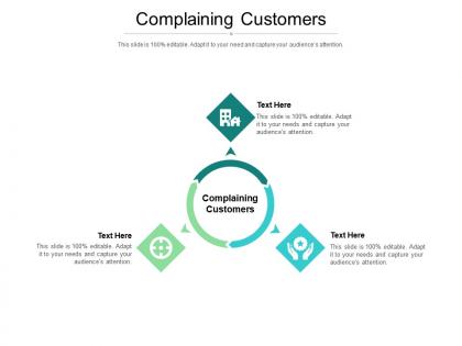 Complaining customers ppt powerpoint presentation infographics inspiration cpb