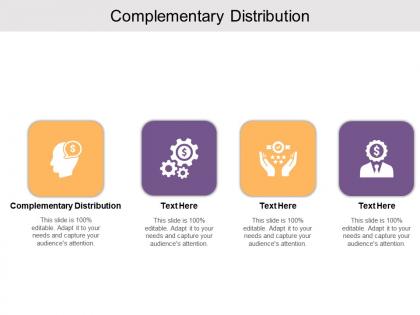 Complementary distribution ppt powerpoint presentation layouts styles cpb