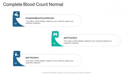 Complete Blood Count Normal In Powerpoint And Google Slides Cpb