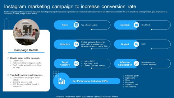 Complete Guide To Conduct Market Instagram Marketing Campaign To Increase Conversion Rate