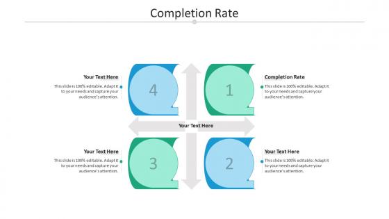 Completion rate ppt powerpoint presentation styles slide cpb