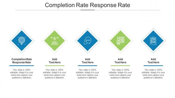 Completion Rate Response Rate In Powerpoint And Google Slides Cpb