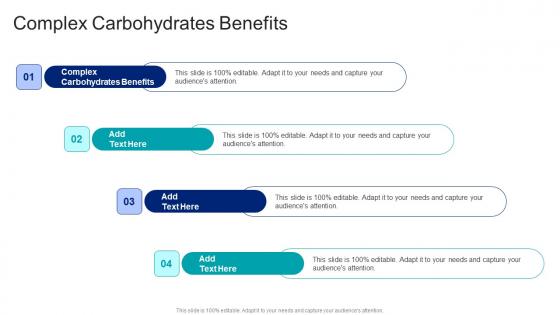 Complex Carbohydrates Benefits In Powerpoint And Google Slides Cpb