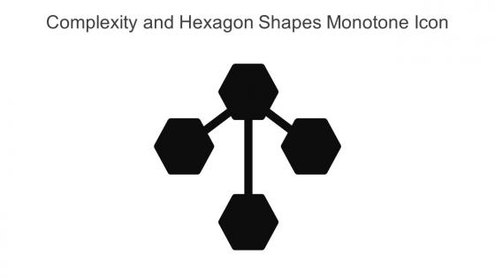 Complexity And Hexagon Shapes Monotone Icon In Powerpoint Pptx Png And Editable Eps Format