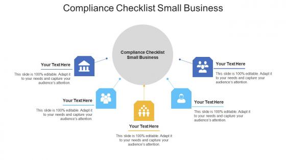Compliance checklist small business ppt powerpoint presentation infographic template cpb