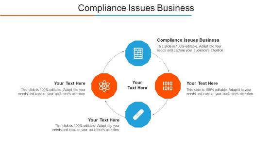 Compliance Issues Business Ppt Powerpoint Presentation Infographics Grid Cpb