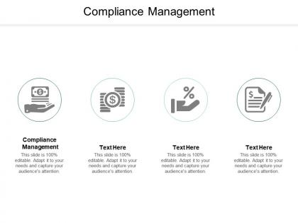 Compliance management ppt powerpoint presentation slides microsoft cpb