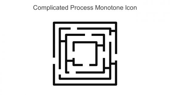 Complicated Process Monotone Icon In Powerpoint Pptx Png And Editable Eps Format