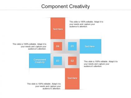 Component creativity ppt powerpoint presentation portfolio graphics cpb