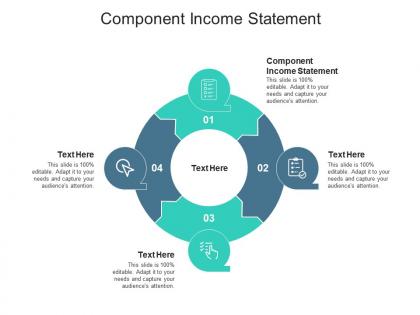 Component income statement ppt powerpoint presentation pictures graphic images cpb
