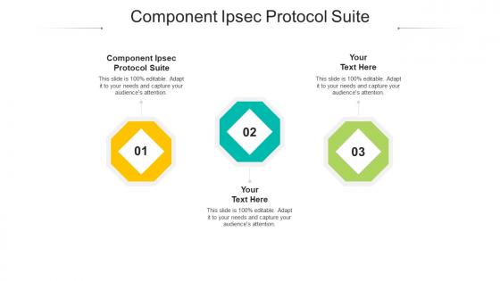 Component ipsec protocol suite ppt powerpoint presentation show format ideas cpb