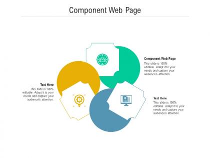 Component web page ppt powerpoint presentation infographics brochure cpb