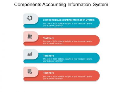 Components accounting information system ppt powerpoint presentation infographics slideshow cpb