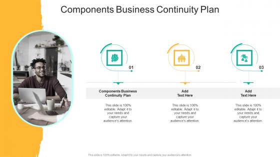 Components Business Continuity Plan In Powerpoint And Google Slides Cpb