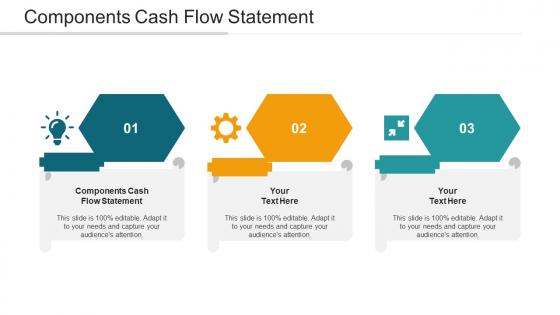 Components Cash Flow Statement Ppt Powerpoint Presentation Inspiration Cpb