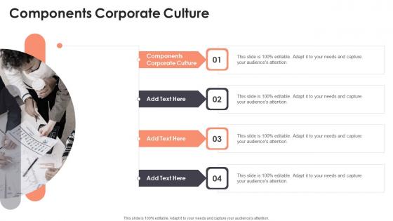 Components Corporate Culture In Powerpoint And Google Slides Cpb