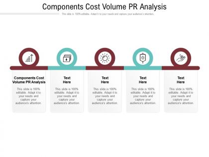 Components cost volume pr analysis ppt powerpoint presentation icon themes cpb
