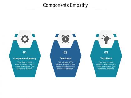 Components empathy ppt powerpoint presentation professional design templates cpb