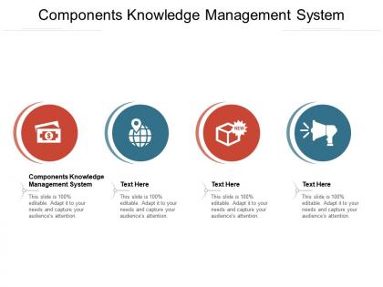 Components knowledge management system ppt powerpoint presentation ideas graphics cpb